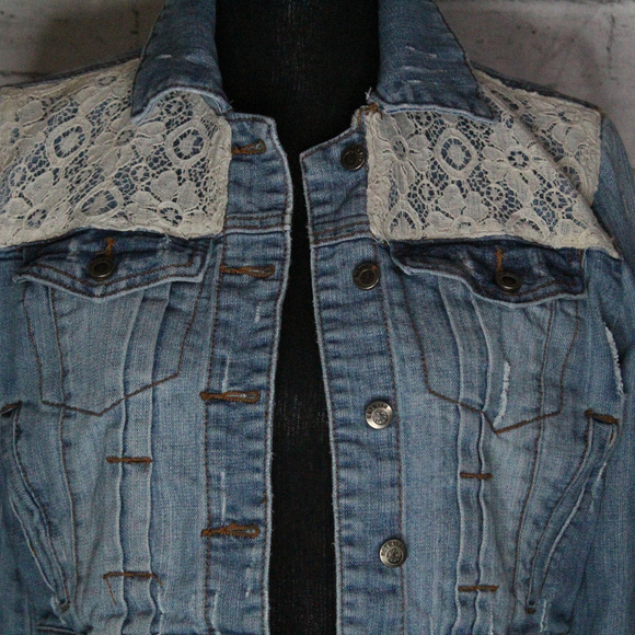 Hot Kiss Jean Jacket M - Picture 2 of 6